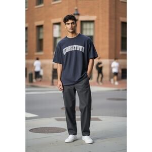 Vintage 19Nine Blue Large Georgetown University T-Shirt College Academia